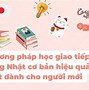 Giao Tiếp Tiếng Nhật Cơ Bản Có Phiên Âm