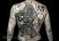 Hình Xăm Nhật Cổ Samurai Lưng