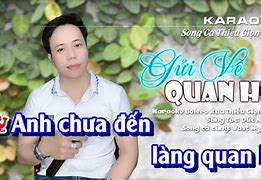 Karaoke Thiếu Giọng Nữ Gửi Về Quan Họ